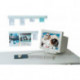 Bornier plastique blanc 1000mm