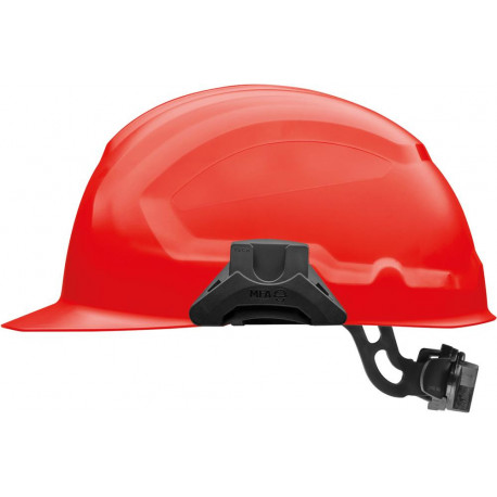 Casque de sécurité CrossElectric avec verrou tournant rouge