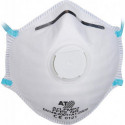 Masque à particules. FFP2 NR D. blanc. avec vanne. (1 pièce. 1 boîte. 15 pièces)