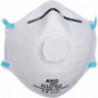 Masque à particules. FFP2 NR D. blanc. avec vanne. (1 pièce. 1 boîte. 15 pièces)