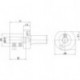 Support VDI pour perceuse WP E1 60x40mm