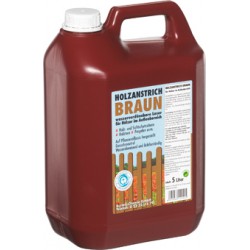 Lasure bois 5 l, marron plastique -bidon