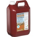 Lasure bois 5 l, marron plastique -bidon