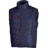 Gilet sans manche Taille L, marine/rouge