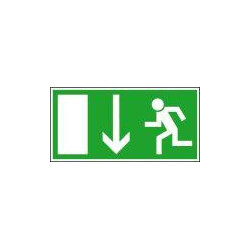 Film de signalisation de secours 400x200 mm issue de secours