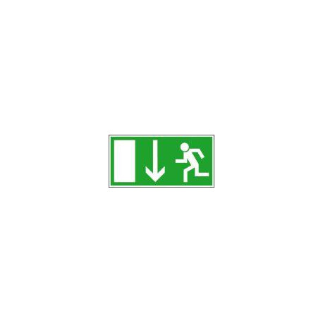 Film de signalisation de secours 400x200 mm issue de secours
