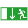 Film de signalisation de secours 400x200 mm issue de secours