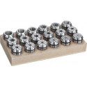 Set Pince de serrage. HSK-A63 + 15 unités ER25