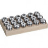 Set Pince de serrage. HSK-A63 + 15 unités ER25