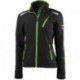 Veste femme 24. noir/vert citron. Gr. M