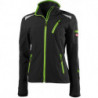 Veste femme 24. noir/vert citron. Gr. M