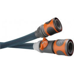 Set tuyau textile Liano Xtreme 1/2 10m + adaptateur intérieur
