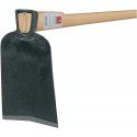 Houe jardin forgé avec manche bois 1350mm Gr.0