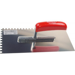 Taloche dentée inox 280x130mm 6x6mm