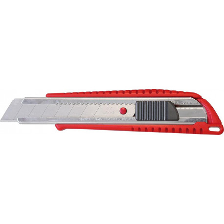 Cutter avec bouton poussoir 18mm