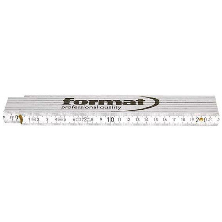 Mètre pliant hêtre 2mx17mm