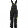 Salopette enfant FORTIS 24. noir/vert citron.Gr 110-116