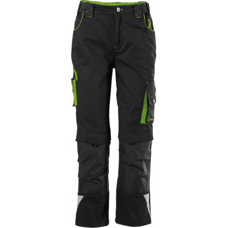 Pantalon enfant FORTIS 24. noir/vert citron.Gr122-128