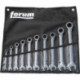 Clé à fourche à cliquet 10 pcs. droit 8-24mm