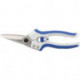 Cisaille mixte inox 200mm manche angulaire alu