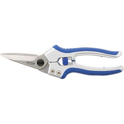 Cisaille mixte inox 200mm manche angulaire alu