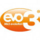 Casque de sécurité EVO3. bouchon à vis. EN 397. grau