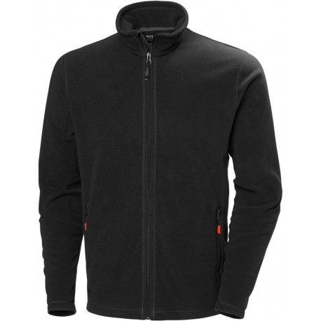 Veste polaire Oxford légère. noir Gr.S