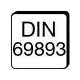 Douille intermédiaire avec filetage de serrage Form-C D69893A HSK-A 63 MK2x115mm Kintek