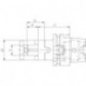 Arbre de broyeur combiné D69893A HSK-A 63-27x 60mm Kintek