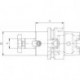 Porte-fraise combiné D69893A HSK-A 63-40x160mm Kintek