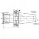 Mandrin à pinces D69871ADB HB SK40-ER32 L Kintek
