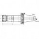 Mandrin à pinces Mini D69871ADBHB SK40-ER25M Kintek