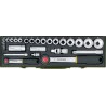 Coffret de douilles 1/4"+1/2"27 pièces Proxxon