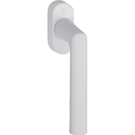 Poignée de fenêtre Hambourg 0700L/U26 Alu.F9016 blanc trafic 32-42mm Stand.HOPPE