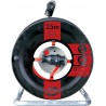 Dévidoir de cable électrique H07RN-F3G 25 m, noir/rouge