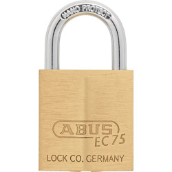 Cadenas à cylindre 75/30 gl.-7341 Corps de serrure L.30mm MS gl.ABUS