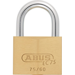 Cadenas à cylindre 75/60 gl.-7561 L.60mm corps de serrure MS gl.ABUS