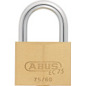 Cadenas à cylindre 75/60 gl.-7561 L.60mm corps de serrure MS gl.ABUS