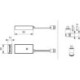 Mini interrupteur à capteur IR switch 24 V 24 V L.60mm 72 W blanc L&S
