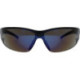 Lunettes de protection EN 166 EN 172 branches noir/bleu,écran miroité