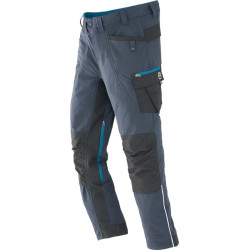 Pantalon de travail Terrax Workwear Gr.48 anthracite/pétrole TERRAX