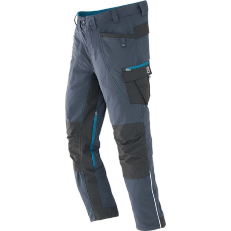 Pantalon de travail Terrax Workwear taille 54 anthracite/pétrole TERRAX