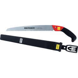 Scie d’élagage 300 mm avec fourreau de protection, Noir/Argent