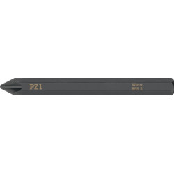Embout Bit 855 S PZ 1x70mm 1/4 pouce 855 S PZ 1x70mm L.70mm WERA (Par 5)