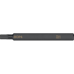 Embout Bit 840 S Hex-Plus 4,0x70mm 1/4 pouce Hex-Plus 4,0x70mm L.70mm WERA (Par 5)