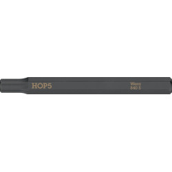 Embout Bit 840 S Hex-Plus 5,0x70mm 1/4 pouce Hex-Plus 5,0x70mm L.70mm WERA (Par 5)