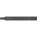 Embout Bit 800 S p.vis à fente 4,0mm L.70mm 1/4 pouce C6,3 épaisseur de coupe 0,8mm WERA (Par 5)