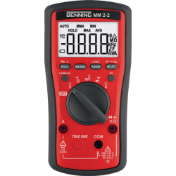Multimètre MM 2-2 0,1 mV-1000 V AC,0,1 mV-1000 V DC TRUE RMS BENNING