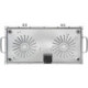 Plaque de cuisson double vitrocéramique COOK 4010 1800 W,1000 W ,réglable en continu GUTFELS