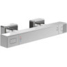 Mitigeur thermostatique de douche V&B UNIVERSAL 317x104x65mm, carré chrome